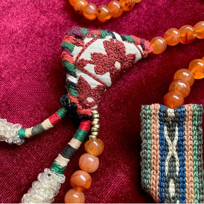 COLLANA ETNICA ANTICA ."AGATA"